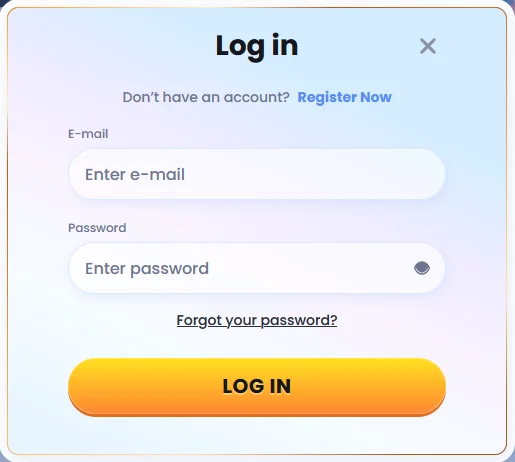 Casino Lab Login Screenshot