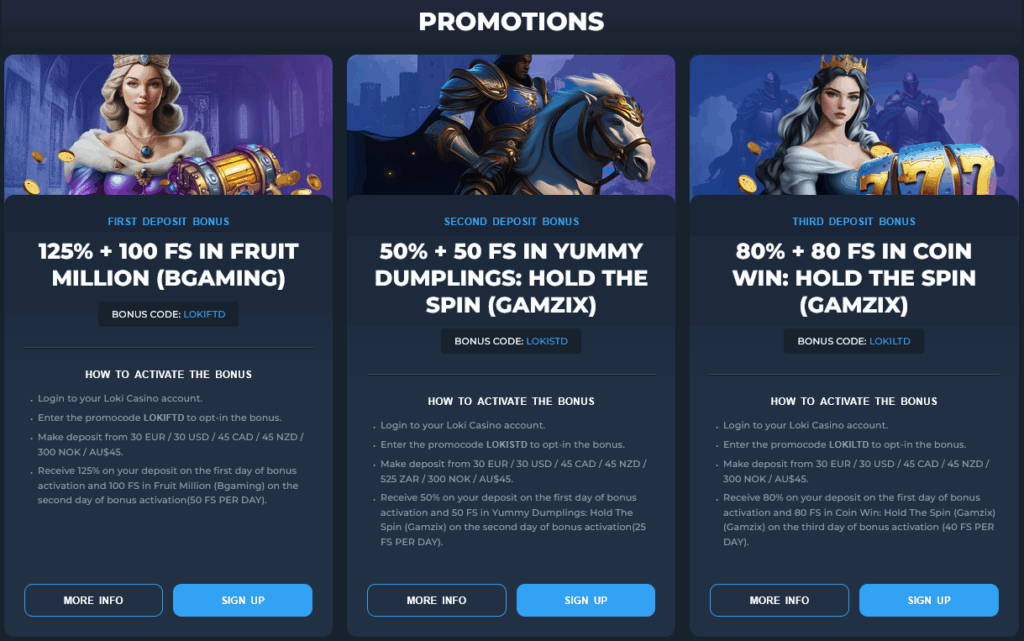 Loki Casino Bonus